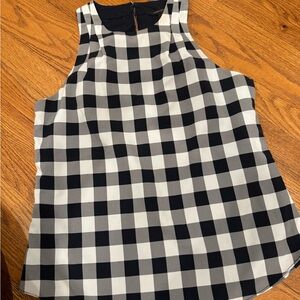 Banana Republic Checkered Sleeveless Top